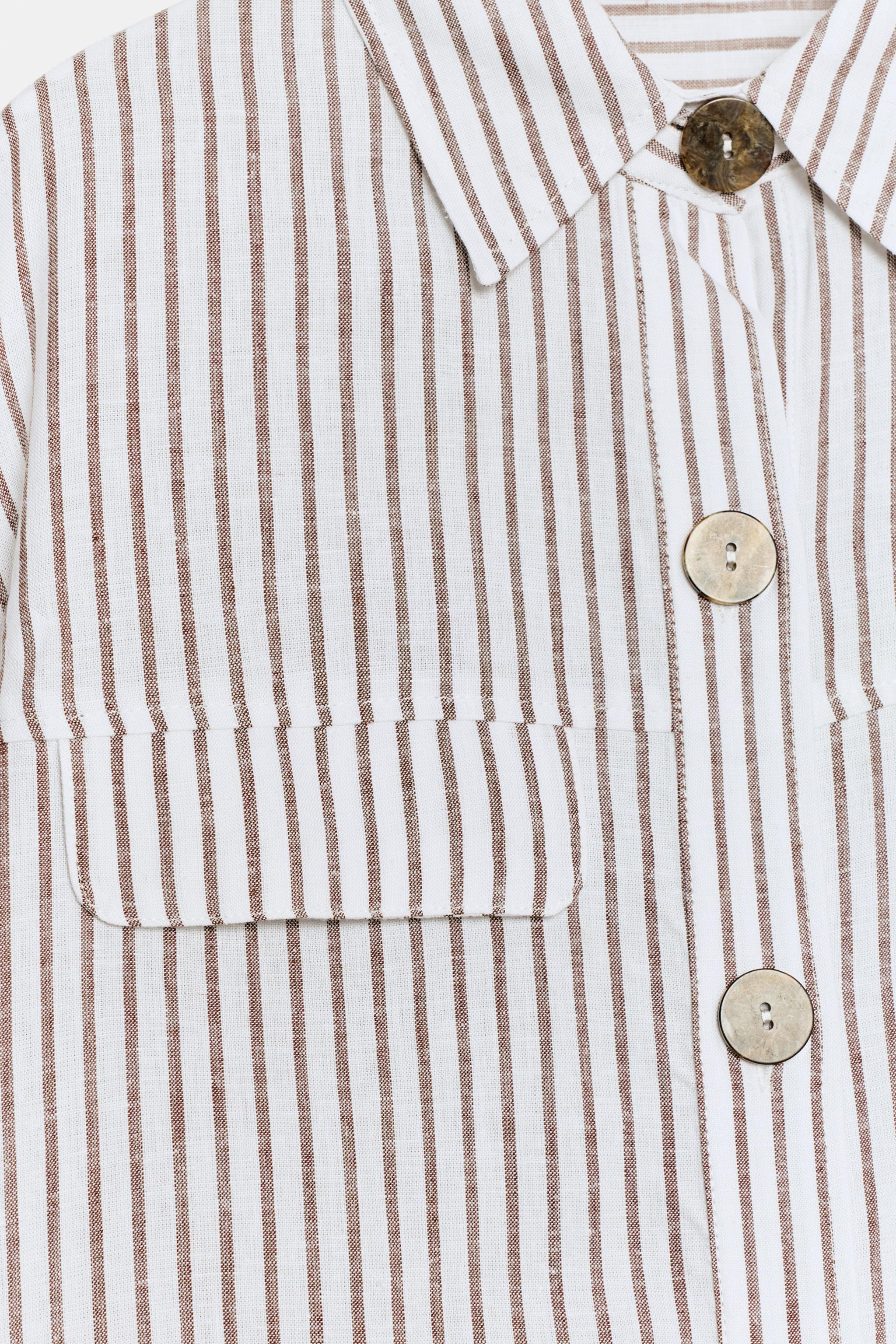 STRIPED LINEN SHIRT